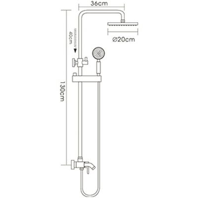 Душевая стойка Frap F2416