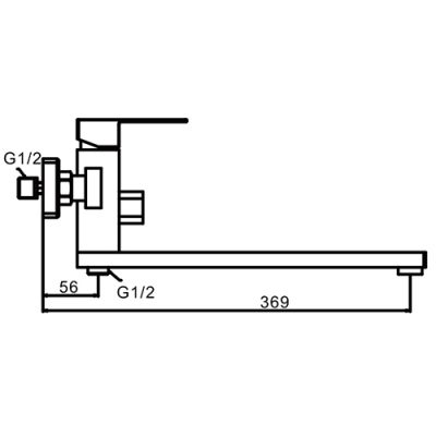 Смеситель для ванны Frap F22802