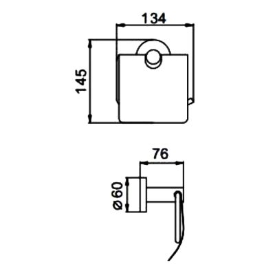 Держатель туалетной бумаги Frap F30103