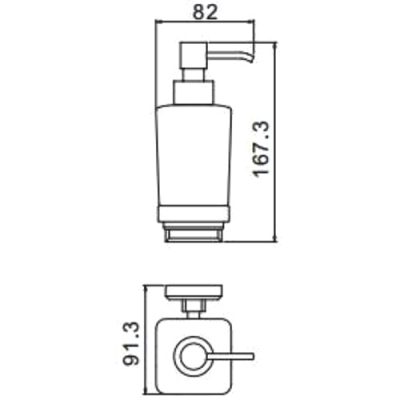 Дозатор жидкого мыла Gappo G3827