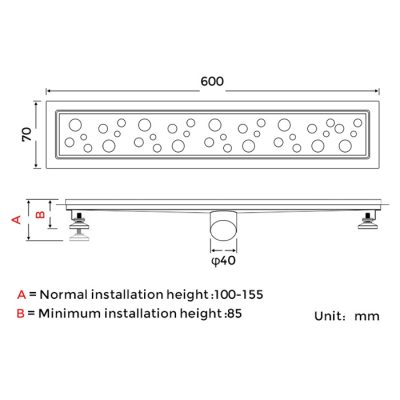 Душевой трап Gappo G86007-2