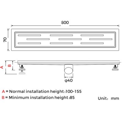 Душевой трап Gappo G88007-1
