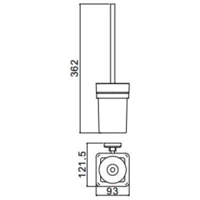 Ершик для унитаза Gappo G3810