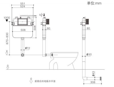 Инсталляция для напольного унитаза G3003(II)