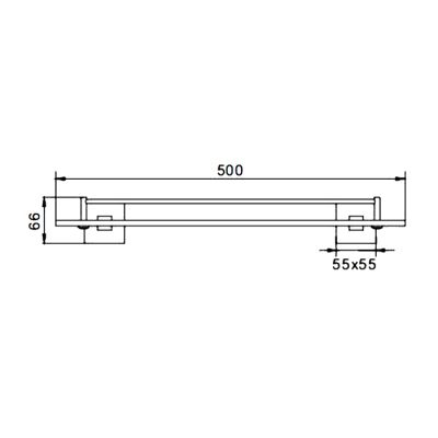 Полочка для ванной Frap F30307