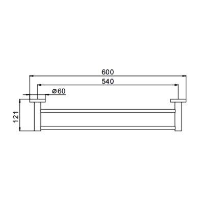 Полотенцедержатель Frap F30109