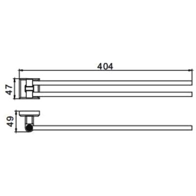 Полотенцедержатель Gappo G3812