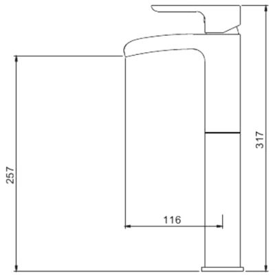 Смеситель для раковины Gappo G1048-31