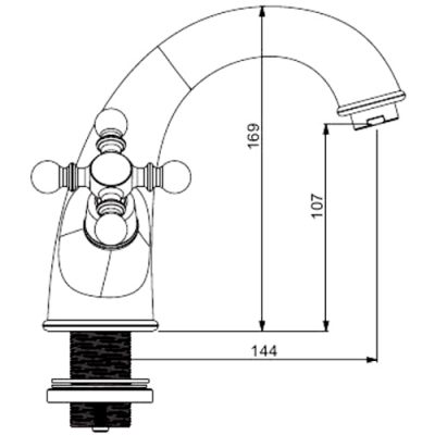 Смеситель для раковины Gappo G1089