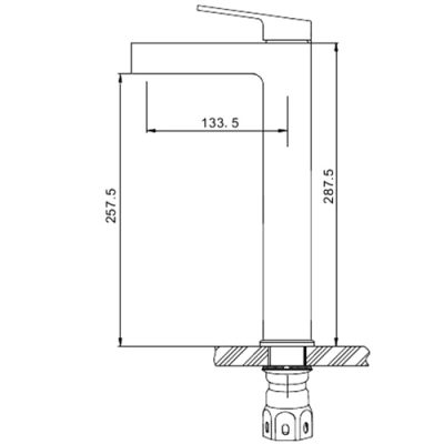 Смеситель для раковины Gappo G1099-32