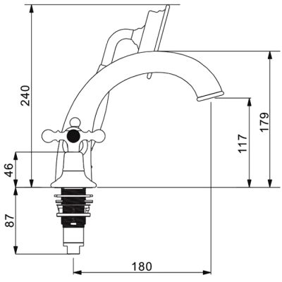 Смеситель на борт ванны Gappo G1189-4