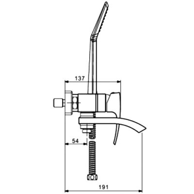 Смеситель для ванны Gappo Jacob G3207-8