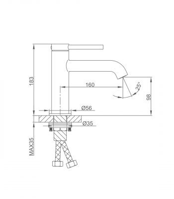 Смеситель для раковины G1006-6