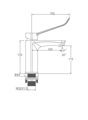 Смеситель для раковины G1021