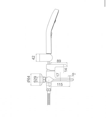 Смеситель для ванны G3203-6