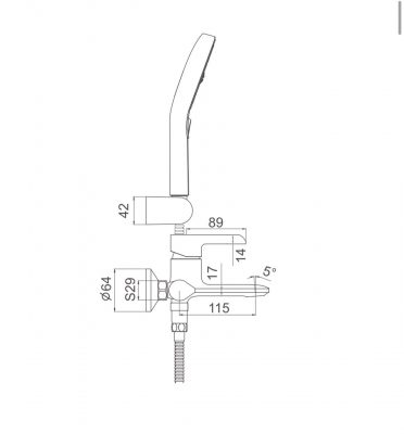 Смеситель для ванны G3203-8