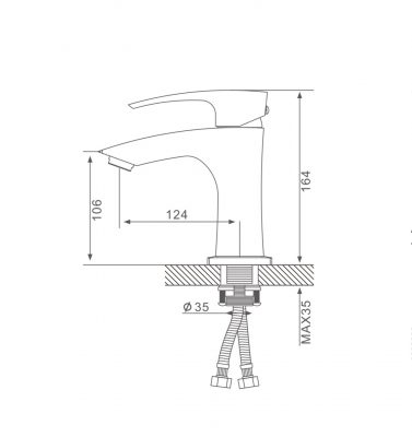 Смеситель для раковины G1007-91