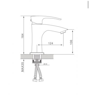 Смеситель для раковины G1007-13