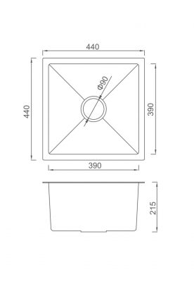 Кухонная мойка GS4444-6