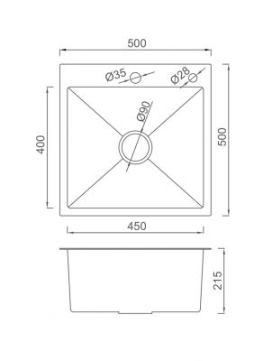 Кухонная мойка GS5050