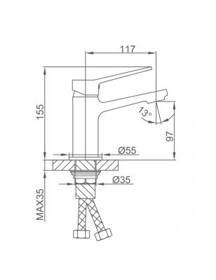 Смеситель для раковины F1062-9