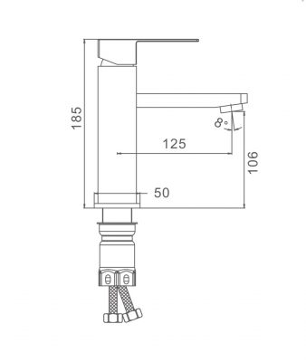 Смеситель для раковины F10802-6