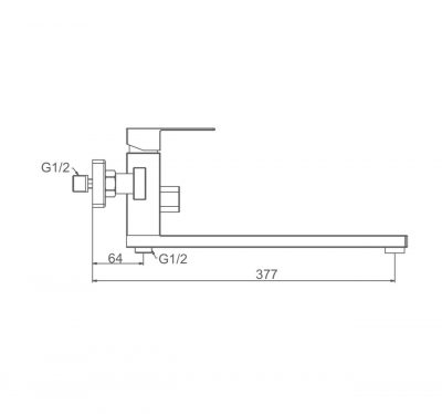 Смеситель для ванны F22802-6