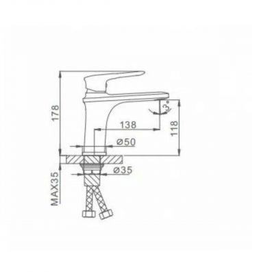 Смеситель для раковины F1049-6