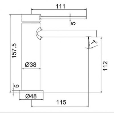 Смеситель для раковины F1067