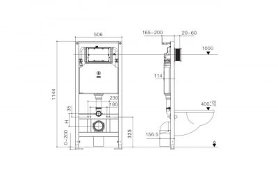 Инсталляция GAPPO G3004AA механическая