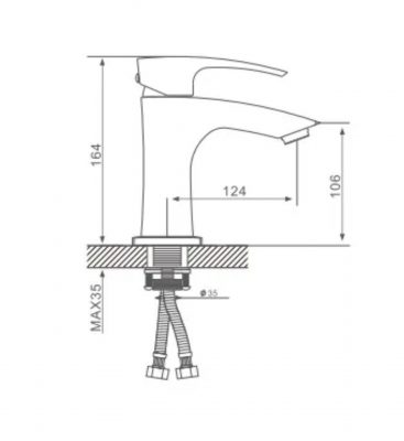 Смеситель для раковины G1007