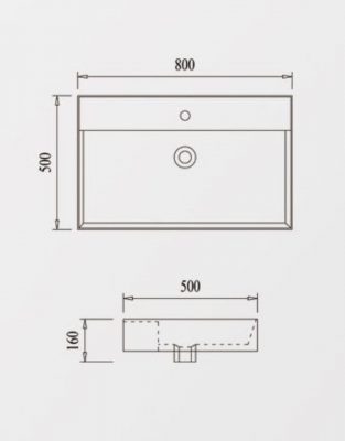 Раковина керамическая GAPPO K566