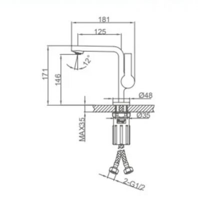 Смеситель для раковины F1088-3