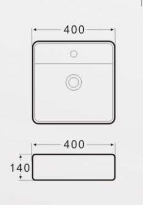 Раковина керамическая GAPPO К55А