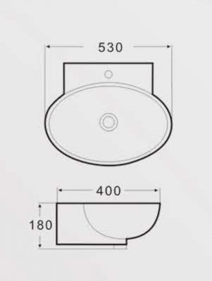 Раковина керамическая GAPPO К59