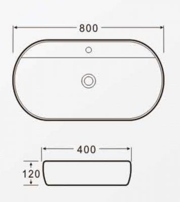 Раковина керамическая GAPPO К432