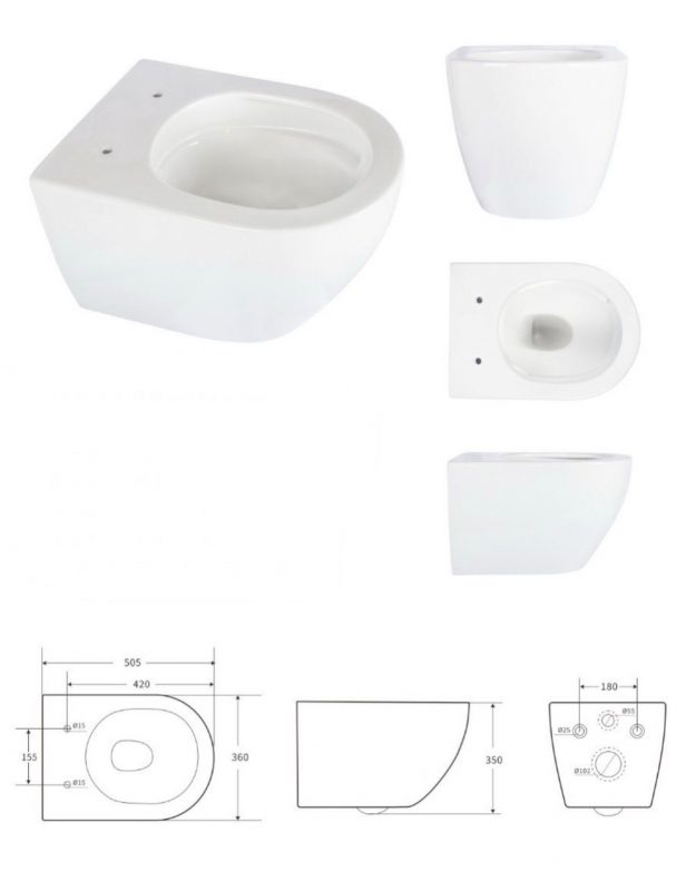 Керамический унитаз GTA-6736