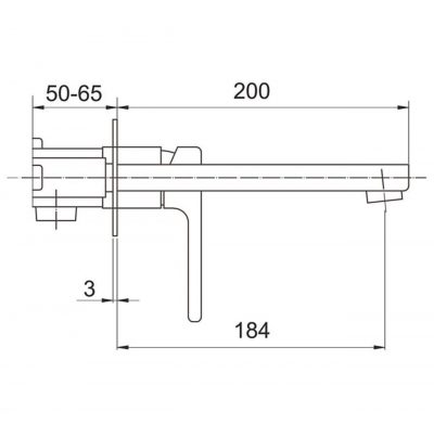 Встраиваемый смеситель для раковины G1017-19