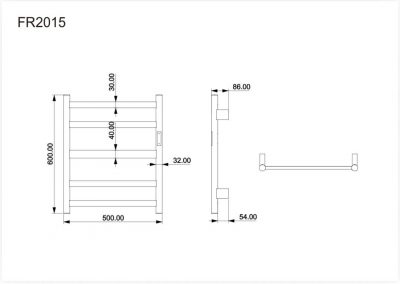 Полотенцесушитель FR2015-9 электрический