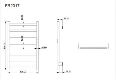 Полотенцесушитель FR2017-3 электрический