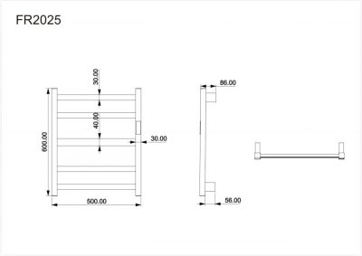 Полотенцесушитель FR2025-3 электрический