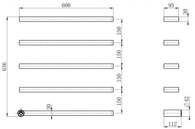 Полотенцесушитель GR1025-9