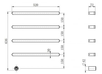 Полотенцесушитель GR1044