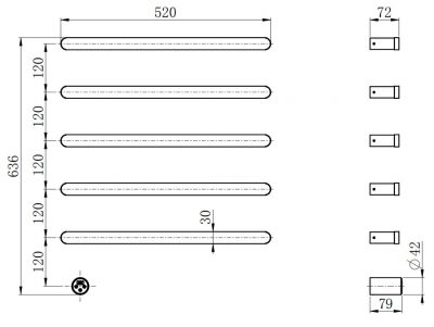 Полотенцесушитель GR1045-9