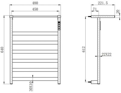 Полотенцесушитель GR2066-5