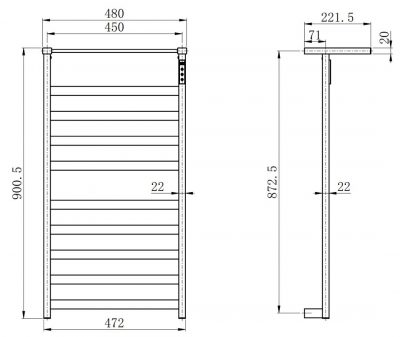 Полотенцесушитель GR2069-9
