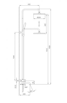 Душевая система g2406-43