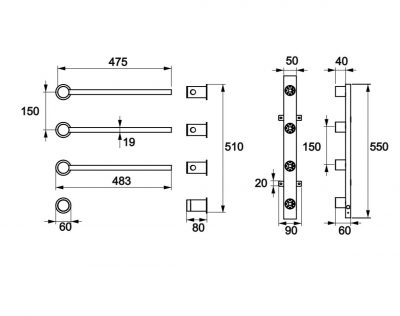 Полотенцесушители gr1013-3