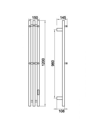 Полотенцесушитель gr2033-9